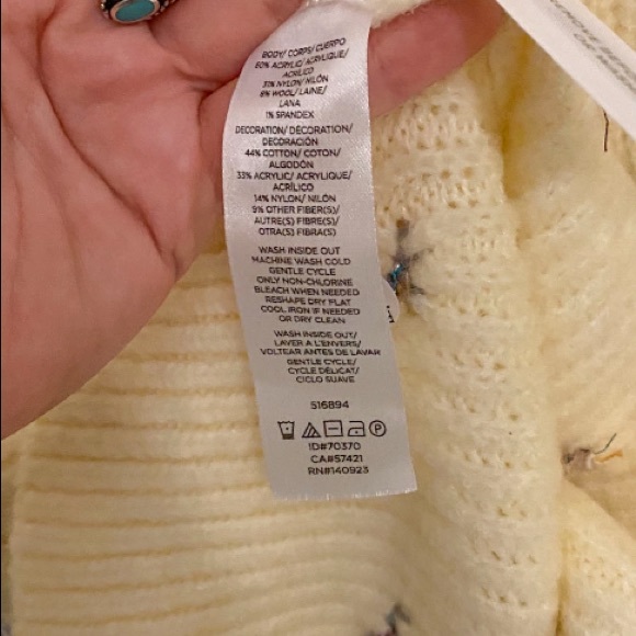 Lou & Grey (LOFT) Shimmer Dot Tunic Sweater NWT - Picture 6 of 9